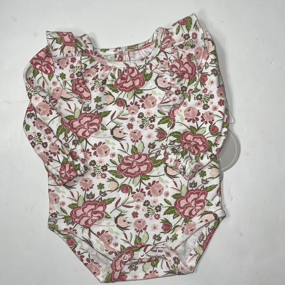 BABY ESSENTIALS FLORAL ONSIE 3 MONTHS
